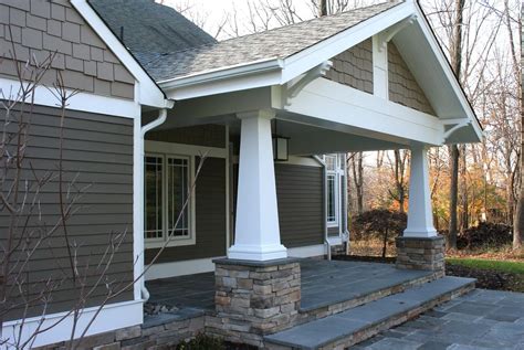Craftsman Style Front Porch Columns