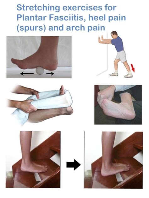 Printable Plantar Fasciitis Exercise Sheet