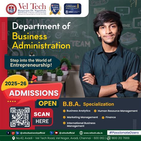 Top Leading University in India | Vel Tech University Admissions Open 2025