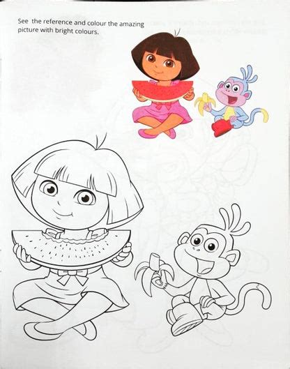 Nickelodeon Dora the Explorer Copy Colouring - 9789388199384 – Books ...
