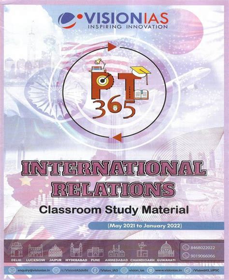 VISION IAS PT 365 - International Relations Classroom Study Material ...