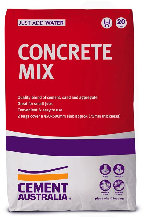 Buy Cement Australia Concrete Mix 20kg Bag Online | BBPO - Bricks ...
