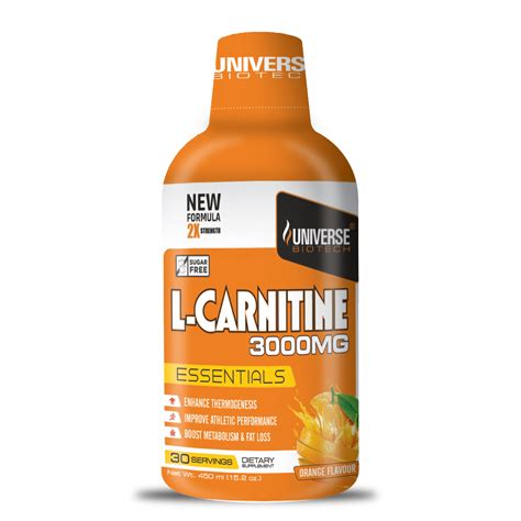 Universe Biotech L-Carnitine 3000 Mg Liquid – Muscle Stack