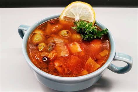 Суп — солянка с курицей, пошаговый рецепт с фотографиями – Русская ...