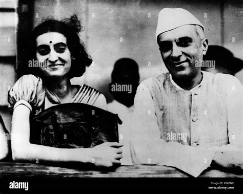 Indira Gandhi and her husband Feroze Gandhi Stock Photo - Alamy