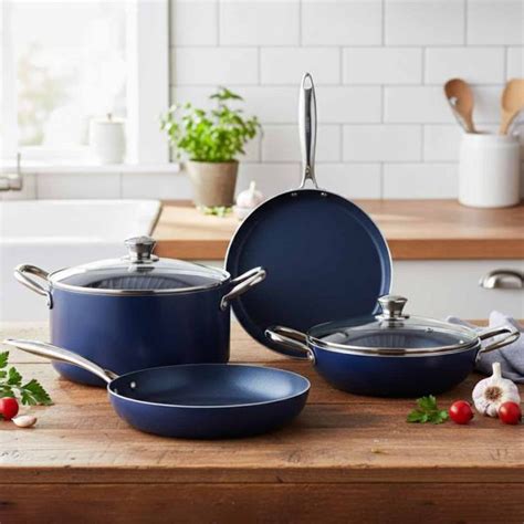Habitat Ceramic Frypan with Casted Stainless Steel Handle – 24cm Non ...