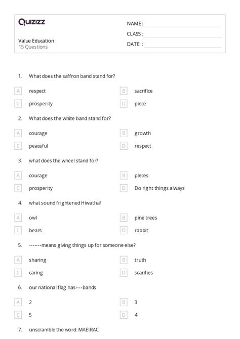50+ Absolute Value worksheets for 2nd Class on Quizizz | Free & Printable