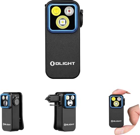 OLIGHT Oclip Pro EDC Flashlight Clip-on Light, Rechargeable 500 Lumens ...