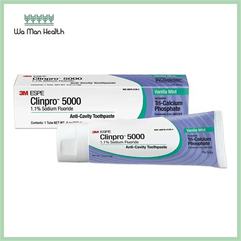 3M Clinpro 5000 1.1% Sodium Flouride Anti-Cavity Toothpaste (Vanilla Mint) - 華民健康 Wa Man Health