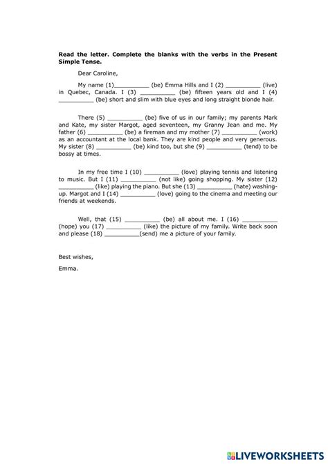 Image result for Live Worksheets Present Simple