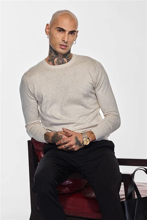 Buy Men's Core Lab Beige Solid Sweaters Online | Snitch – SNITCH