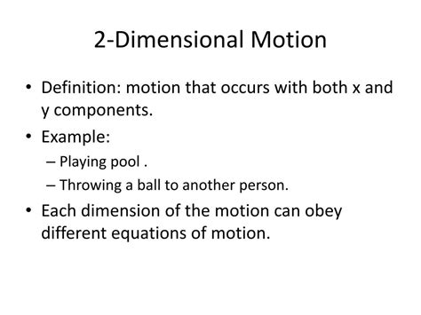 Image result for 2-Dimensional Motion Examples