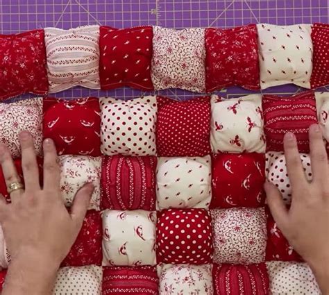Image result for Baby Puff Quilt Tutorial