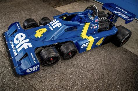 The Infamous Tyrrell P34 Six-Wheeler Formula 1 Car (video)