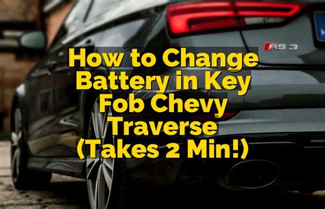 Image result for Program Key FOB for Chevy Traverse