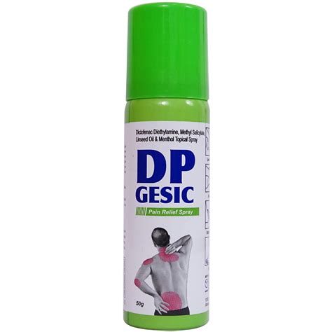D P GESIC PAIN RELIF SPRAY | Uses, Side Effects, Price | Apollo Pharmacy