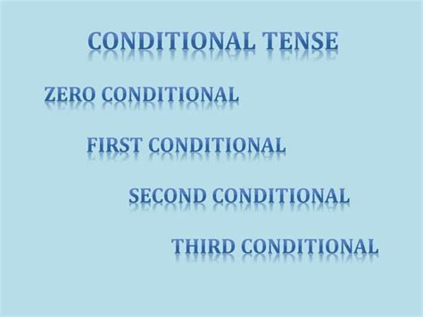 Image result for Conditional Simple Tense