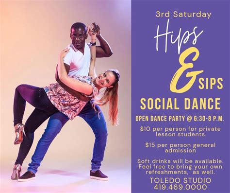 Hips & Sips Social Dance, DanceFam Ballroom & Latin Studio, Monclova ...