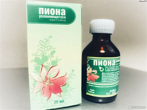 Настойка пиона - «Успокаивающая настойка из любимого цветка» | отзывы