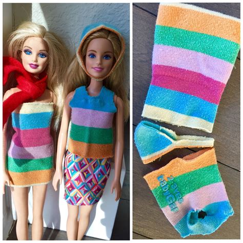 How To Make A Dress For A Doll With Socks at Terri Kent blog