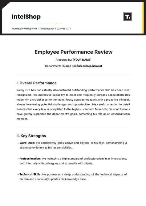 Performance Review Time 的图像结果