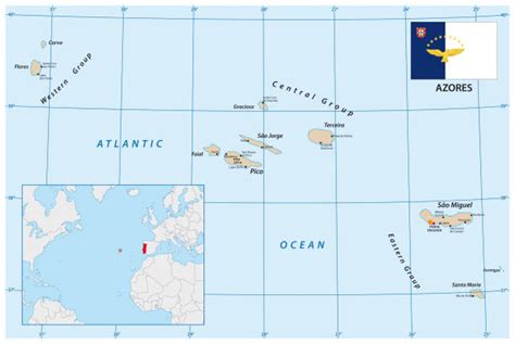 Azores Map 的图像结果