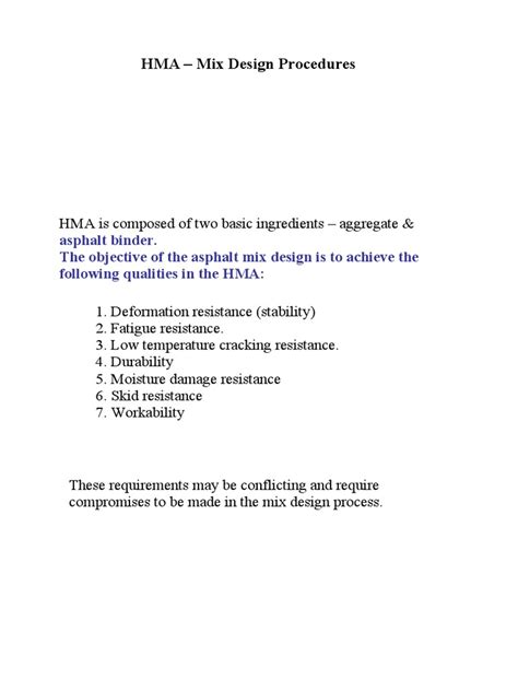 Image result for Asphalt Mix Design Example