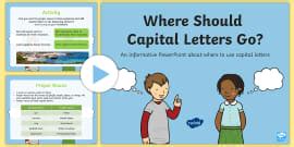 Capital Letters and Full Stops PowerPoint | Grammar KS1
