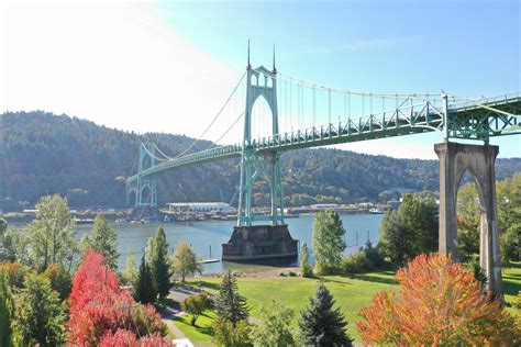 The St Johns Bridge in Portland, Oregon. Shot from a mavic 2. : r/dji