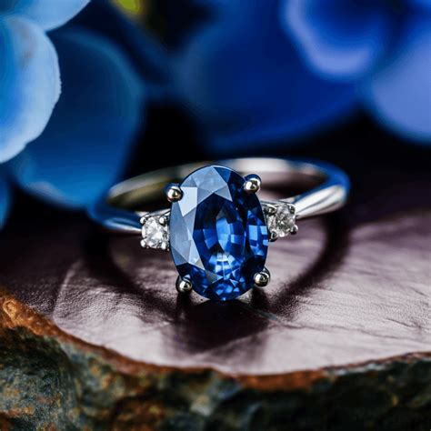 Neelam Blue Sapphire Soft-Edge Ring in Panch Dhaatu - Saturn's Serenity ...