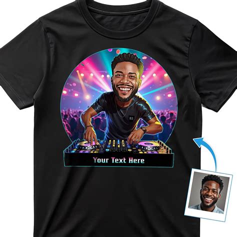 Custom Men's DJ T-Shirt - Personalized Music Lover Gift, Party & Event Wear