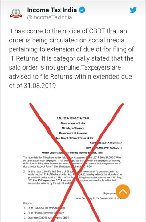 Income tax return filing deadline not extended again, clarifies tax ...