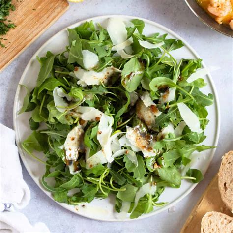 Easy Rocket and Parmesan Salad - Effortless Foodie
