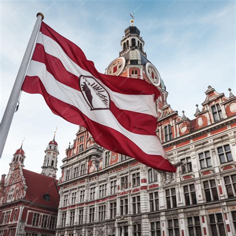 Premium AI Image | Flag of Hanover high quality 4k ultra