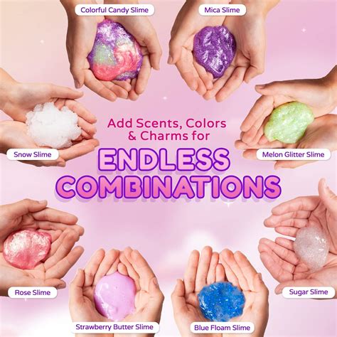 Buy Laevo Unicorn Slime Kit for Girls - DIY Slime Kits - Supplies Makes ...