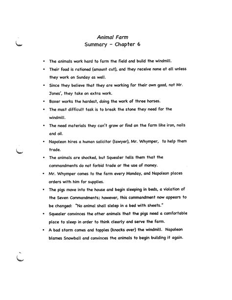 Animal farm chapter summaries | PDF