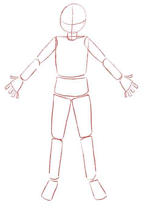 Image result for Drawing Body Parts Using Shapes