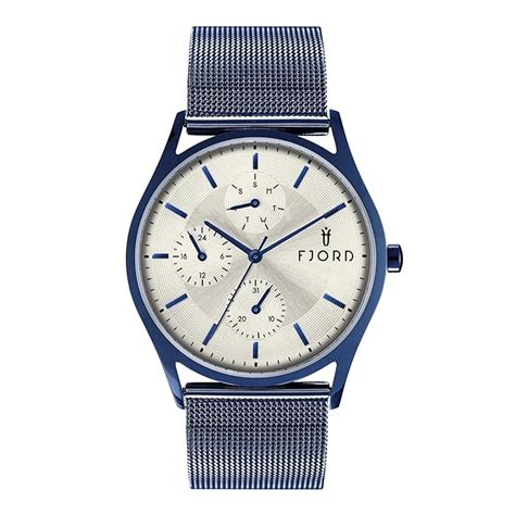 Fjord Analog Silver Dial Men's Watch : Amazon.in: Fashion