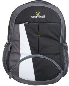 GOOD FRIENDS 18 inch Laptop Backpack Black - Price in India | Flipkart.com