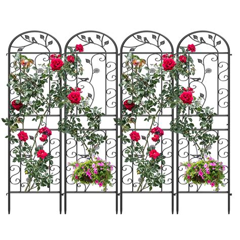 Snapklik.com : YITAHOME 4 Pack 87x20in Garden Arch Trellises For ...