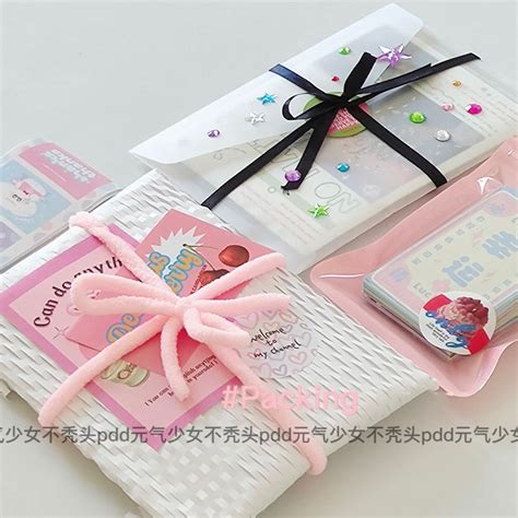 打包礼物怎么系绳最新素材