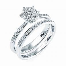 Wedding Ring White Gold by 18ct White Gold Bridal Set Rings From Berry S Wedding Ring White Gold