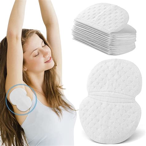 【50 Packs】Underarm Sweat Pads, Armpit Sweat Block for Sweating Women ...