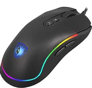 Amazon.in: Buy SADES RGB Gaming Mouse, SADES Revoluer Wired Mouse with ...