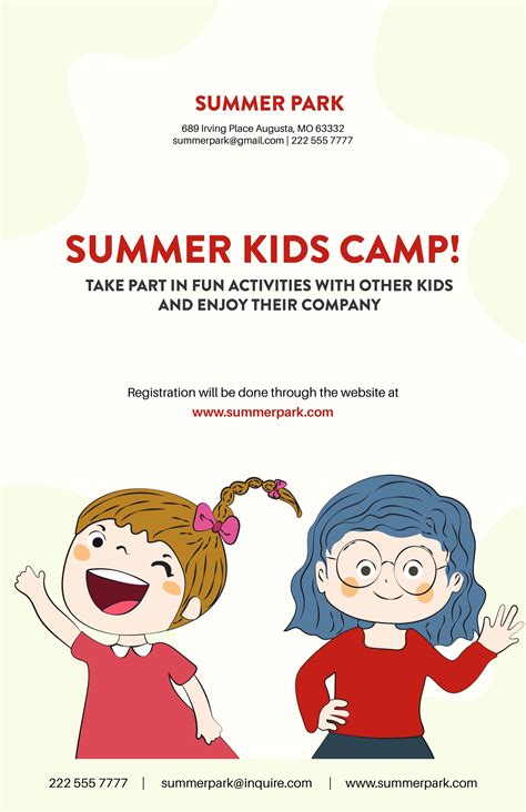 Free Camping Poster Templates, Editable and Printable