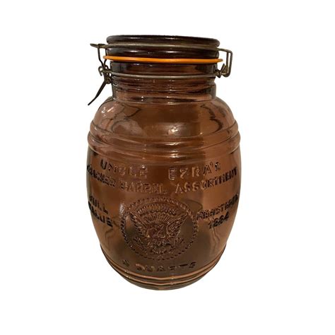 Uncle Ezras Cracker Barrel Purple Cookie Jar 4 Quarts Sealed Lid - Etsy
