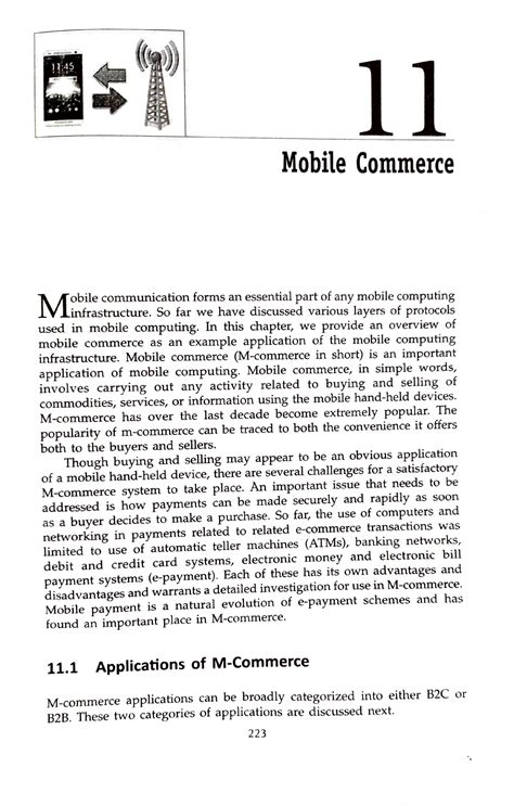 Mobile commerce. Pdf - T 11 Mobile Commerce obile communication forms ...