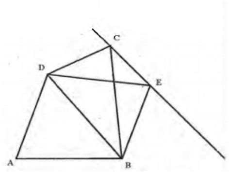 In the figure,the line CE is parallel to BD area of triangle ABD is ...