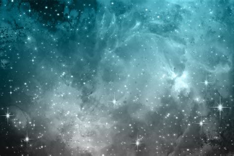 Light Cyan Galaxy Space Background Gráfico por Rizu Designs · Creative ...