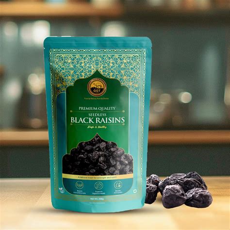 Premium Black Raisins for Sale | Seedless & Juicy – GGT